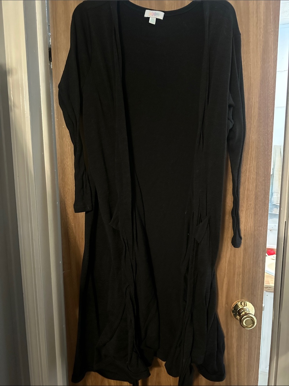 LuLaRoe Black Long Sleeve Open-Front Cardigan